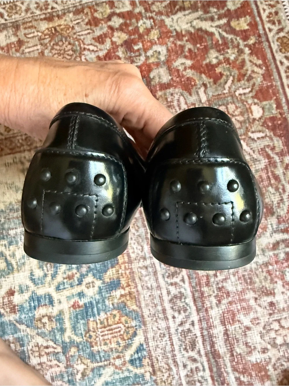 Tod's Classic Black Leather Penny Loafers - Size 37 (US 7)